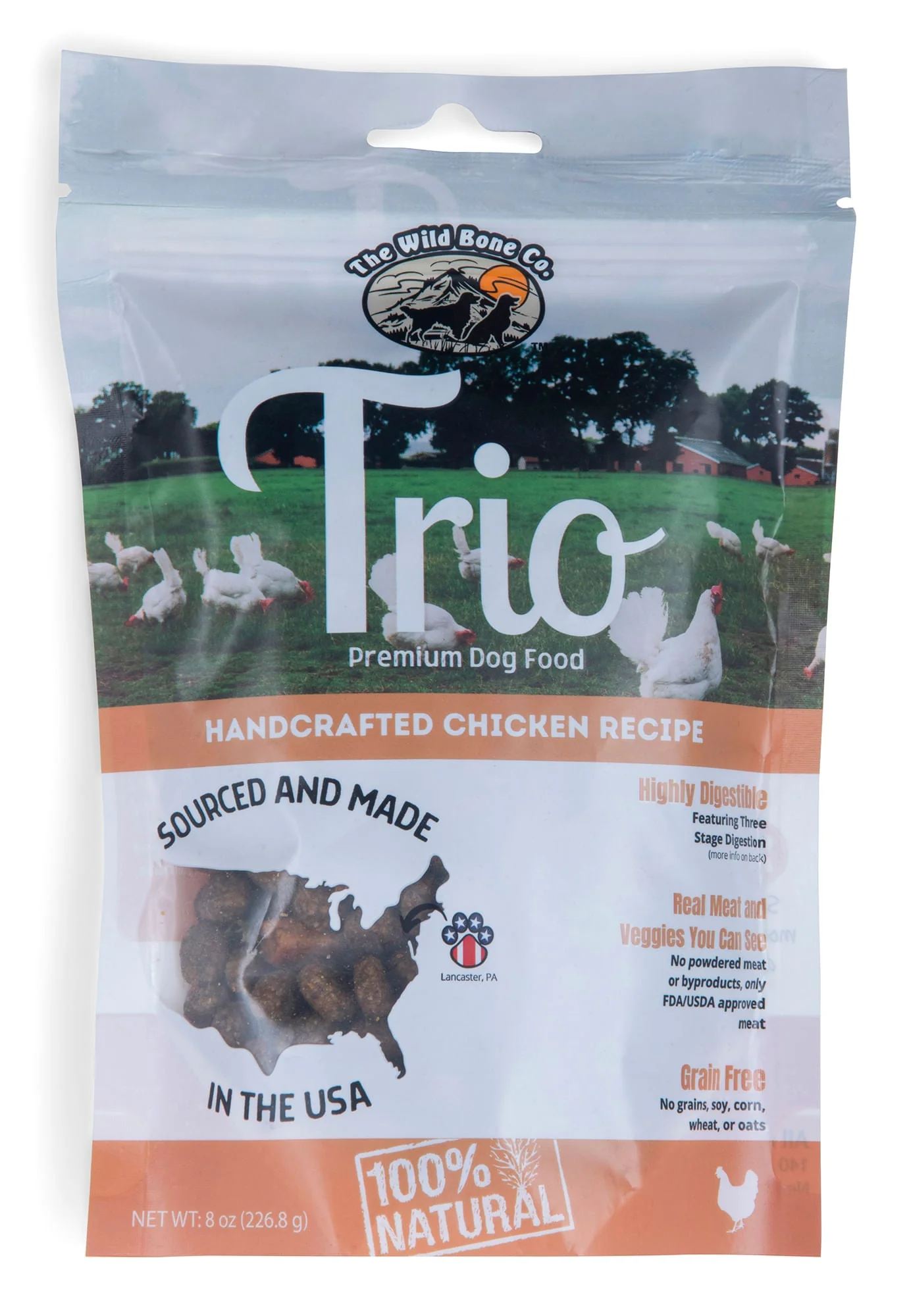 Trio Premium Dog Food, Chicken, 8 oz - Buy Pet Shop