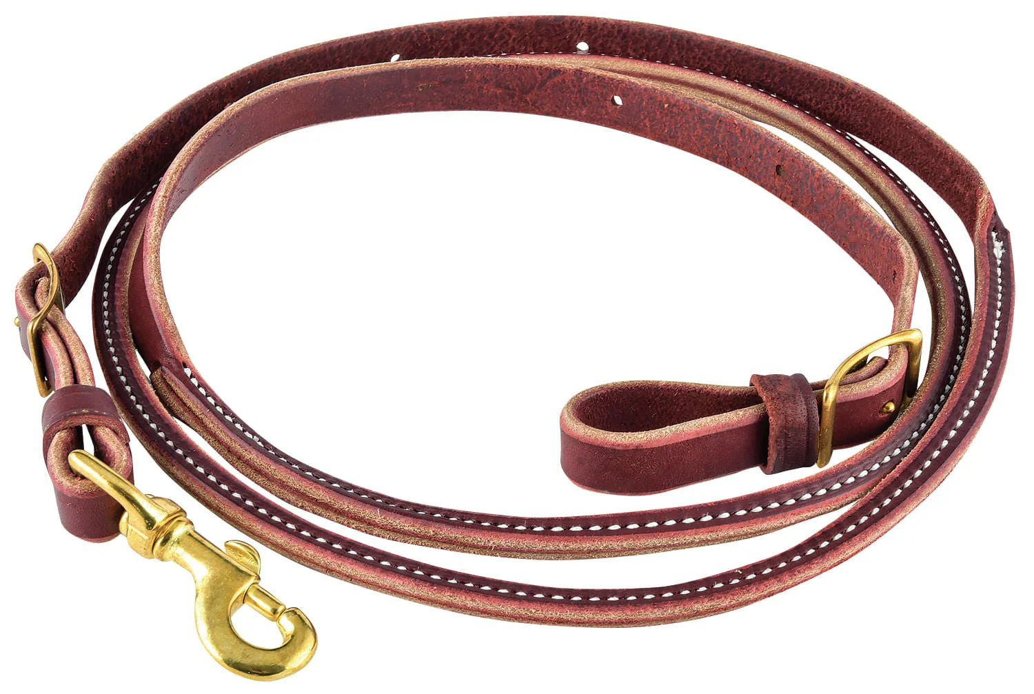 Berlin Leather Latigo Round Center Roper Rein - Buy Pet Shop