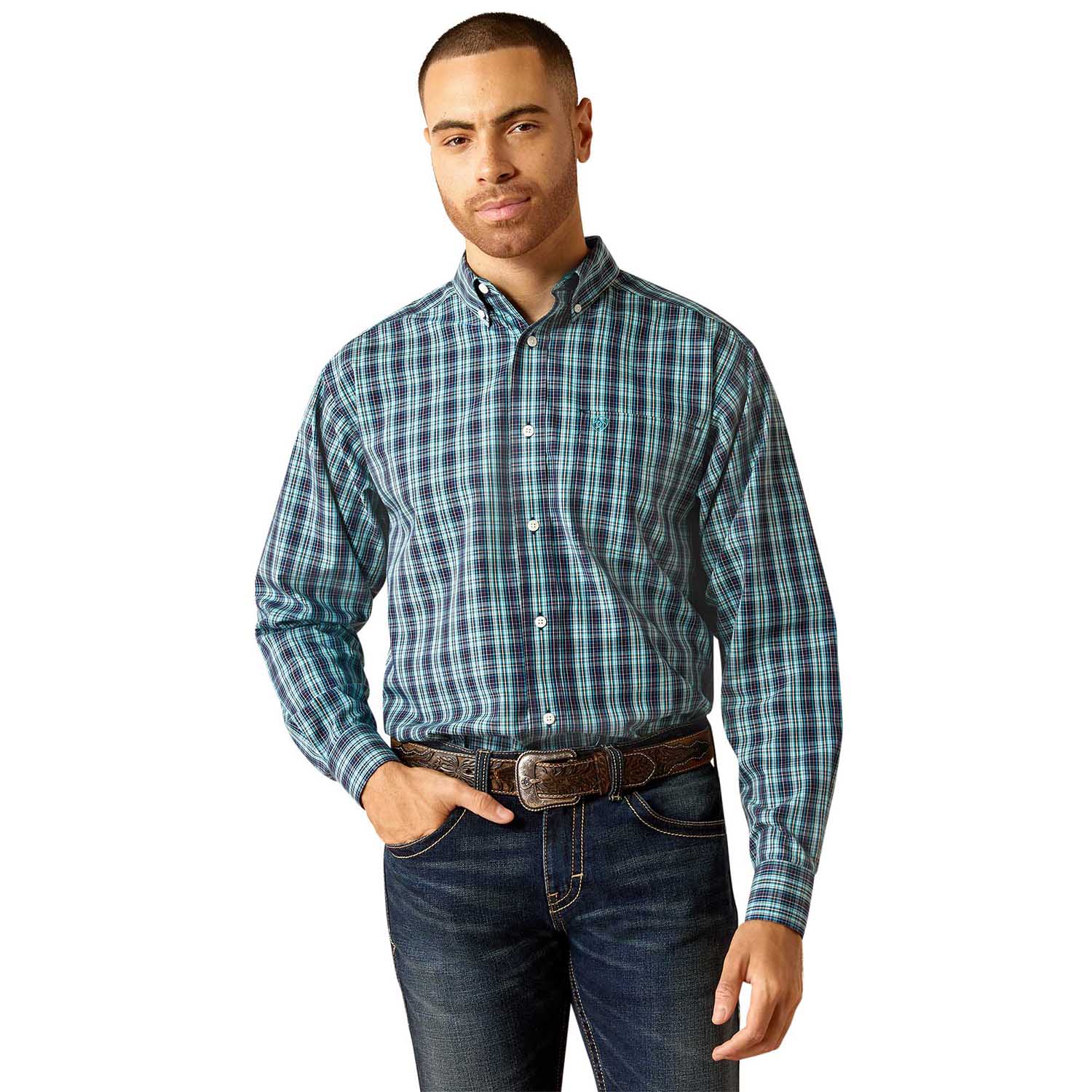 Ariat Men's Wrinkle Free Gibson Longsleeve Shirt - Buy Pet Shop