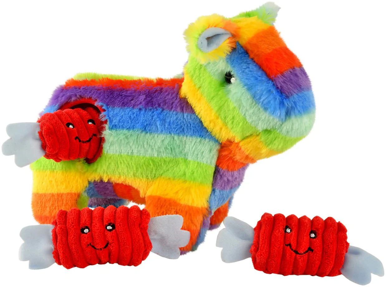 Zippy Paws Hide N Squeak 4 Piece Pinata Burrow Plush Dog Toy - Buy Pet Shop