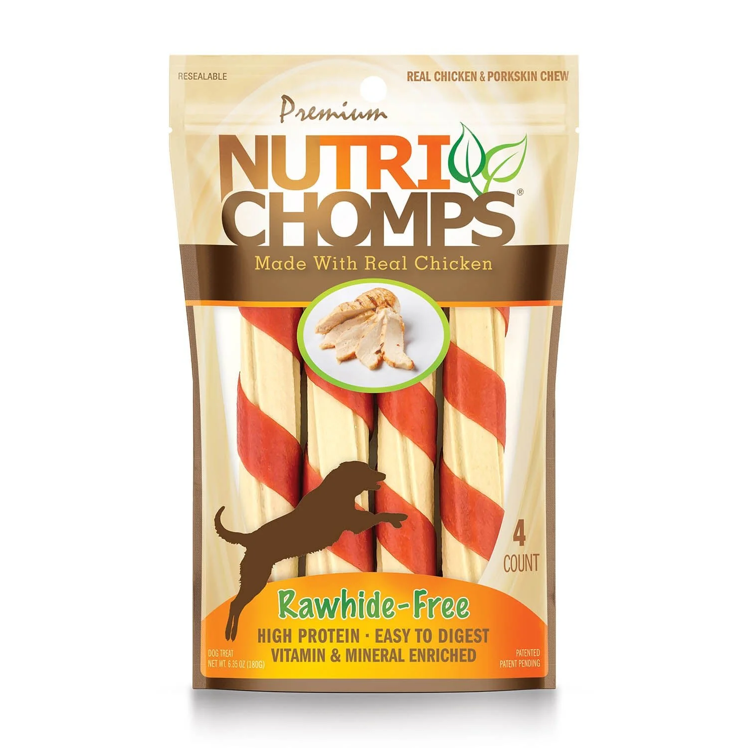 NutriChomps 4ct Chicken Twist with Flavor Wrap - Buy Pet Shop