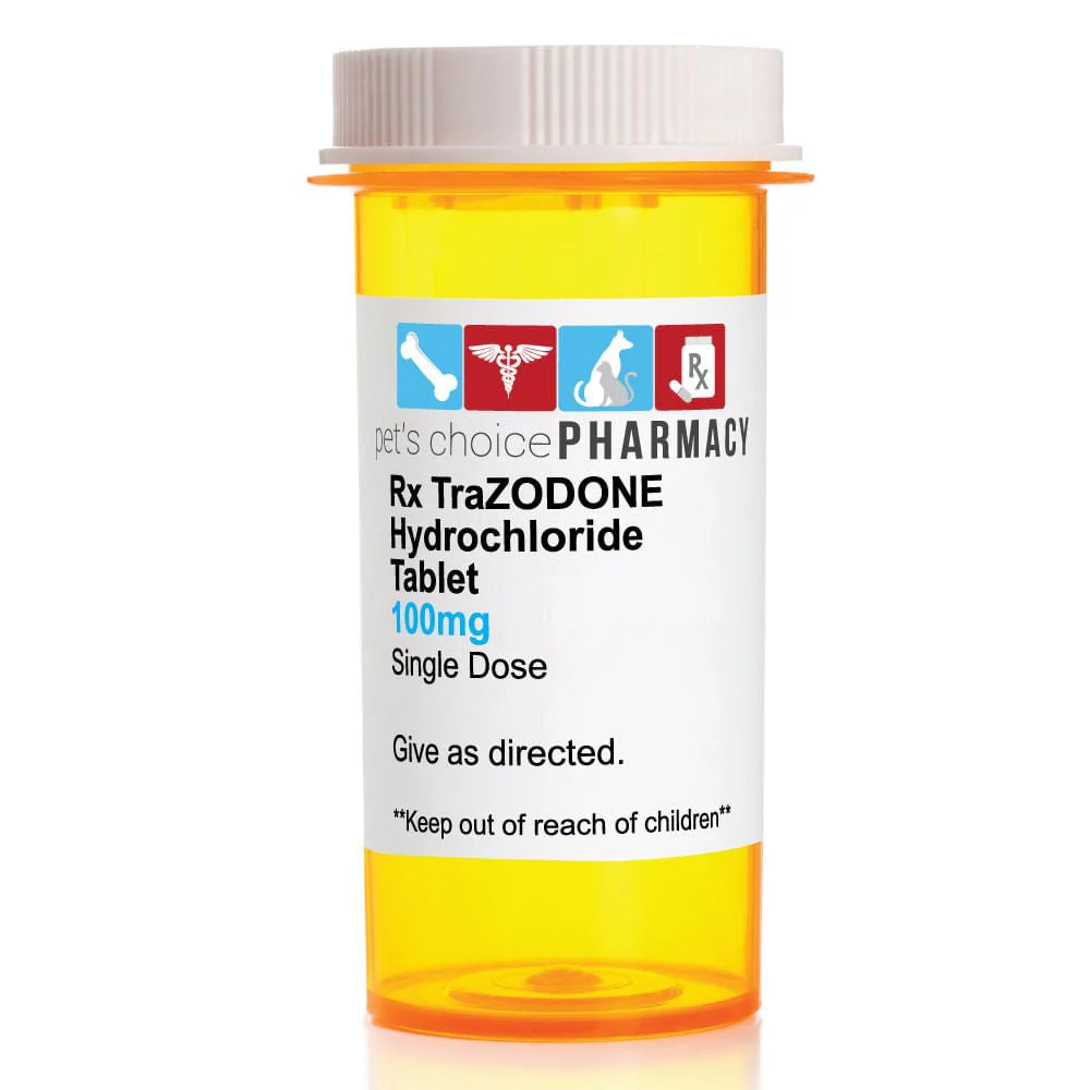 Rx TraZODONE Hydrochloride (Generic) Tablets for Dogs - Buy Pet Shop