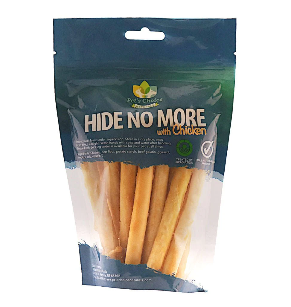 Pet's Choice Hide No More Dog Chews with Chicken - Buy Pet Shop