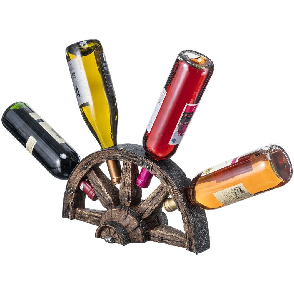 Wagon Wheel Wine Bottle Holder - Buy Pet Shop