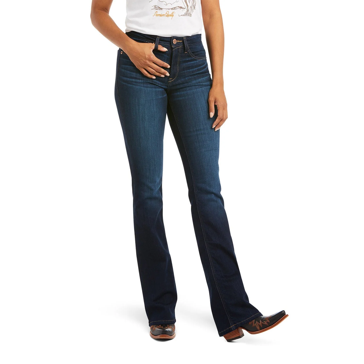 Ariat R.E.A.L. High Rise Ballary Boot Cut Jean - Buy Pet Shop