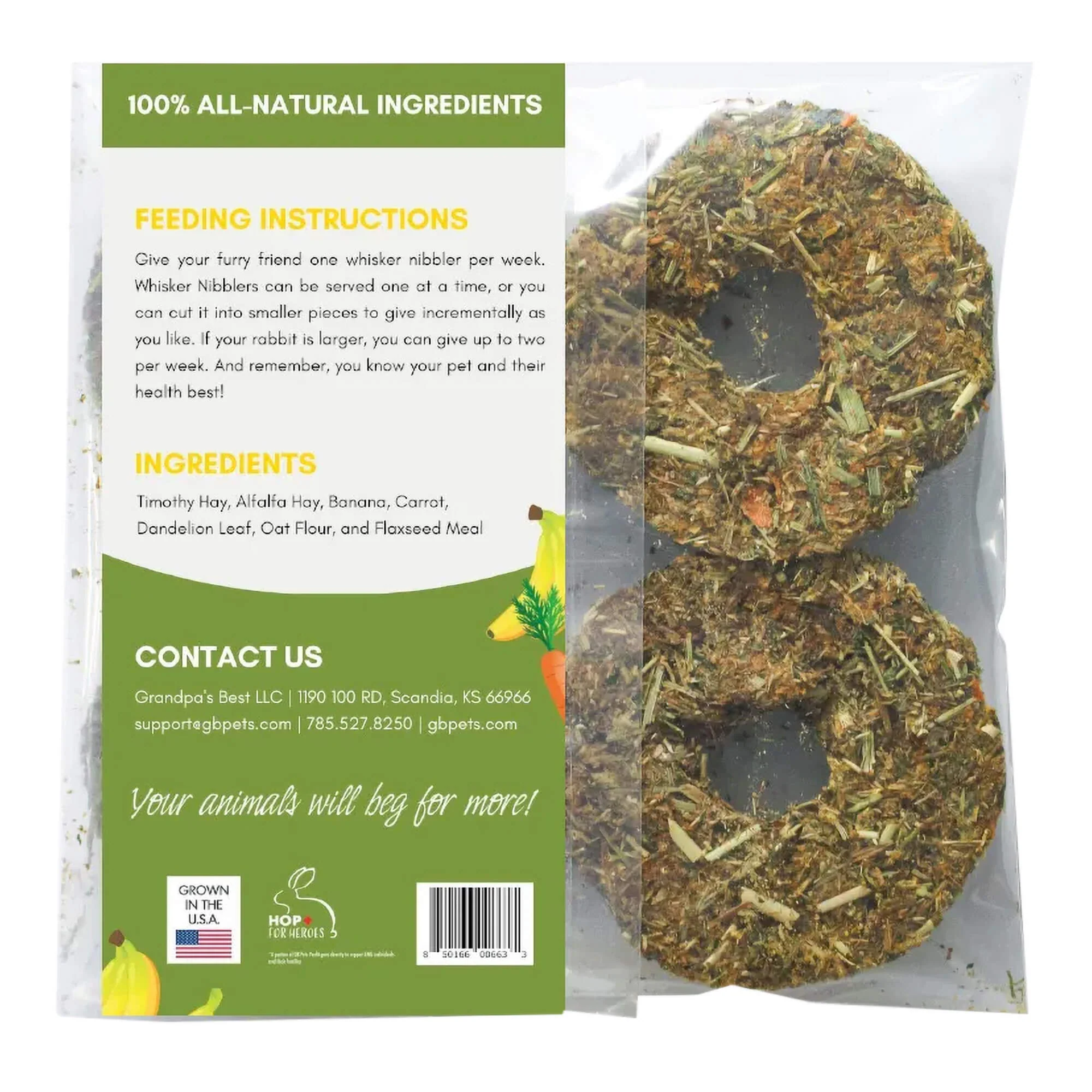 Grandpa's Best Whisker Nibblers Treats - Buy Pet Shop