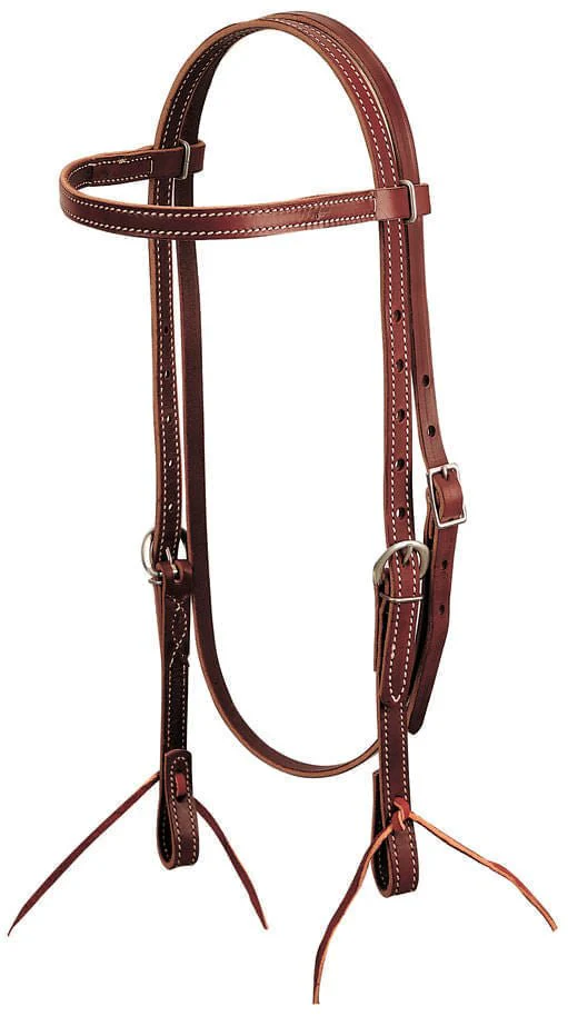 Weaver Leather Browband Headstall, Latigo - Buy Pet Shop
