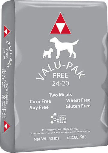 Valu-Pak Free 24-20 Dry Dog Food (Silver Bag), 50 lb - Buy Pet Shop