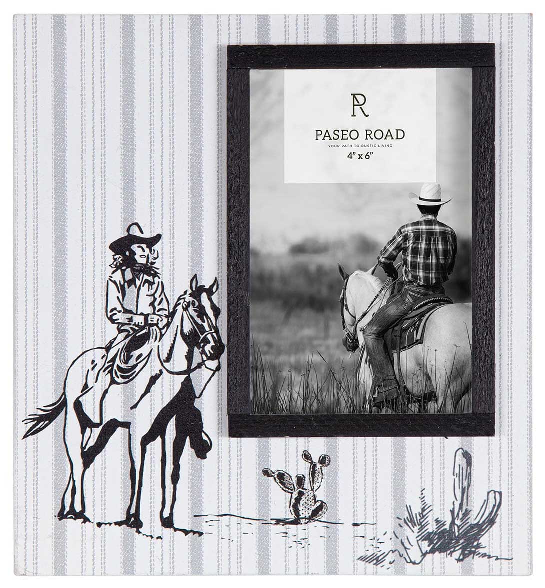 Ranch Life Cowgirl Picture Frame, 4
