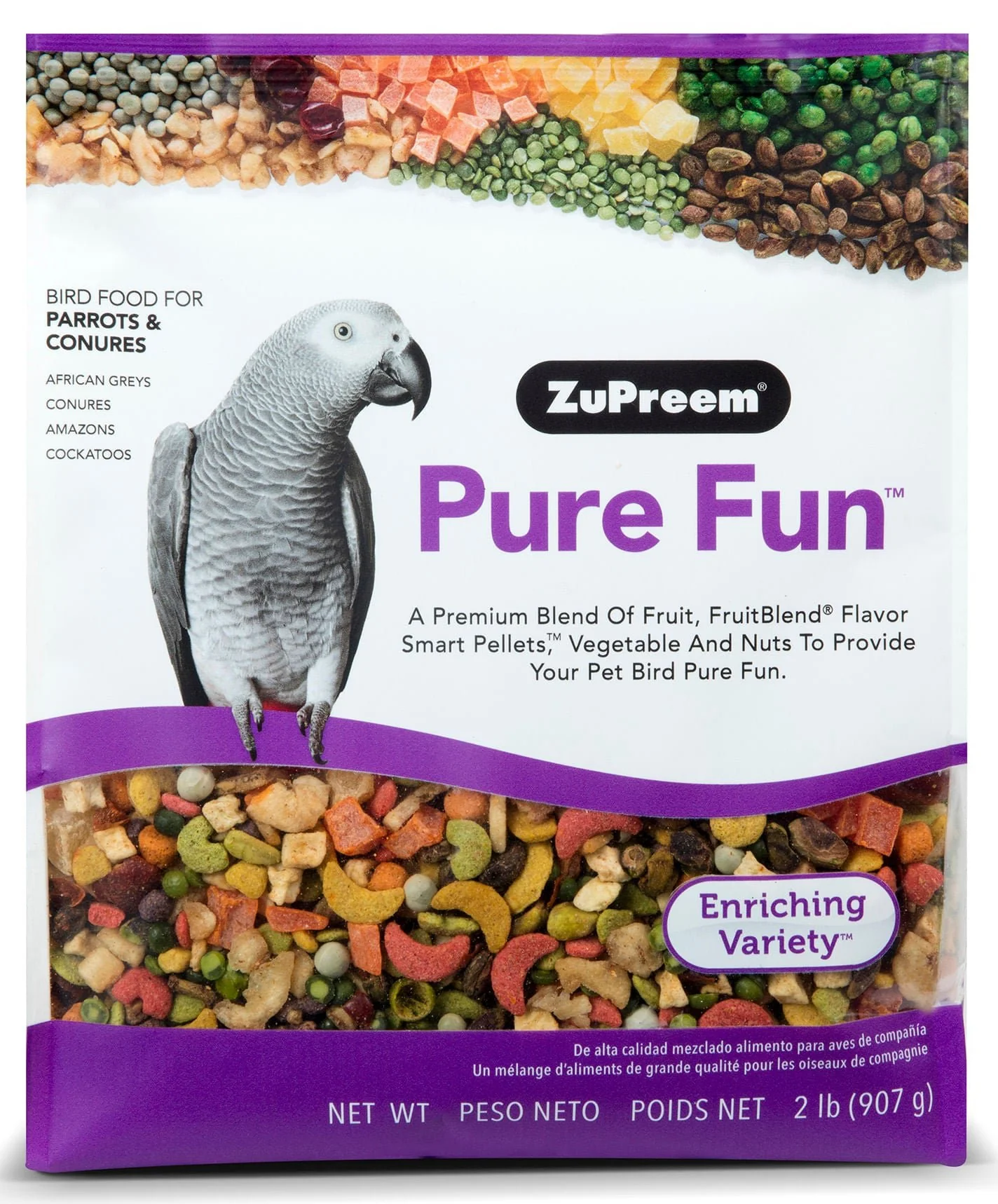 Pure Fun Bird Food for Parrots & Conures - Buy Pet Shop