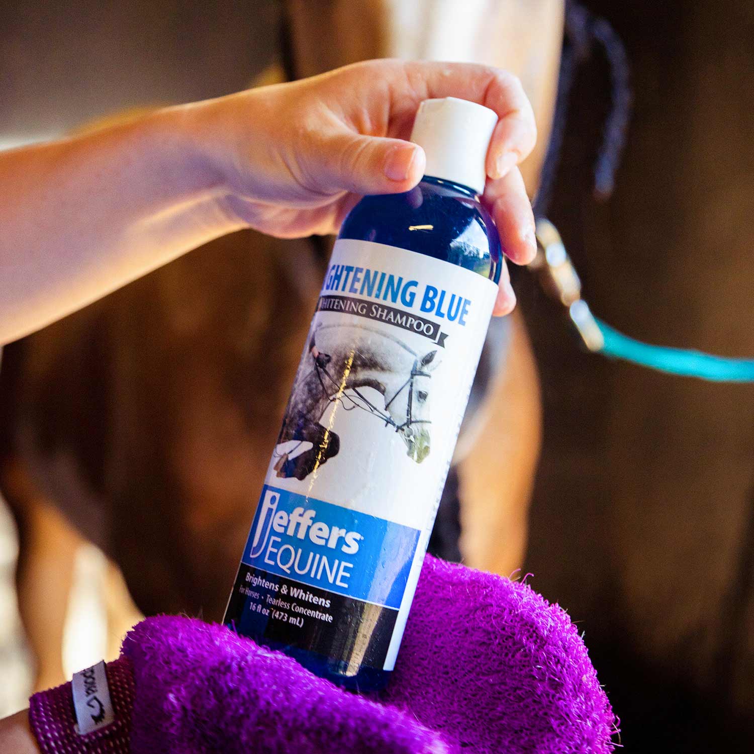 Equine Brightening Blue Whitening Horse Shampoo - Buy Pet Shop