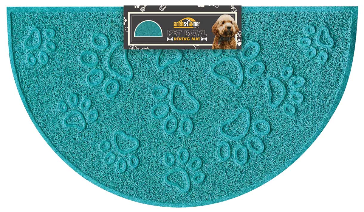 Pet Bowl Dining Mat Green Semicircle - Buy Pet Shop