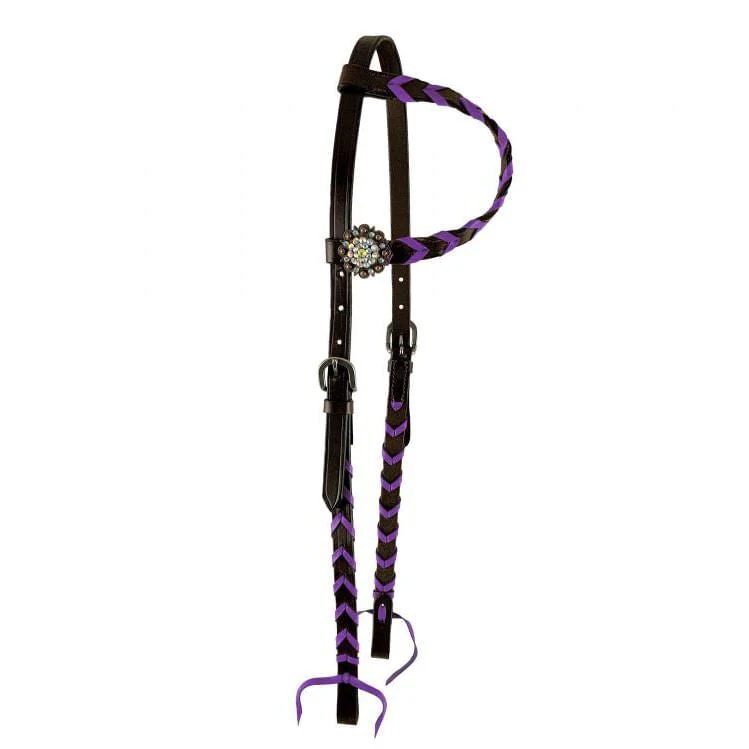 Showman Buckstitch One Ear Headstall - Buy Pet Shop