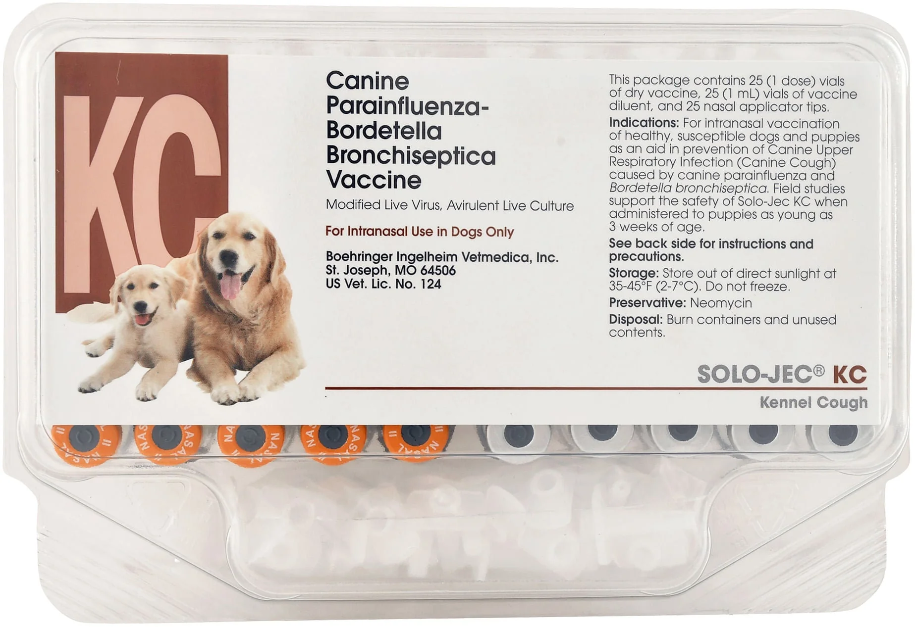 Solo-Jec KC (Kennel Cough) Intranasal Vaccine - Buy Pet Shop
