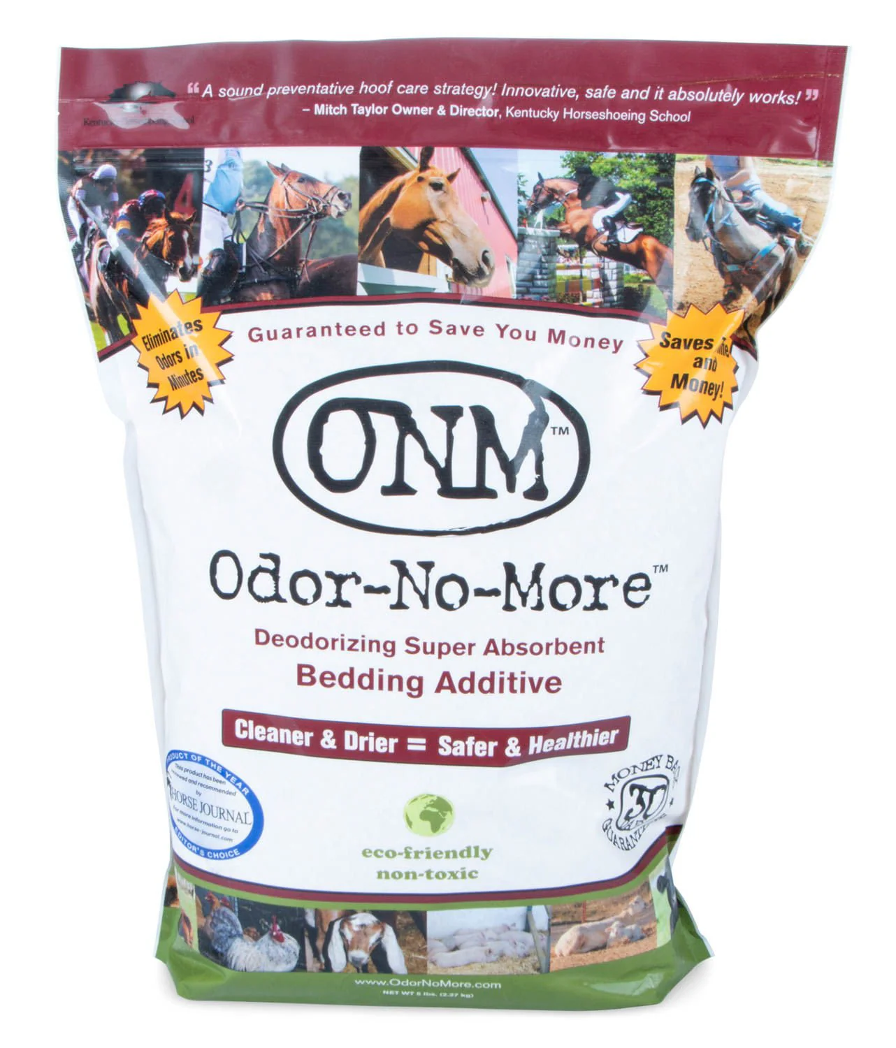 Odor-No-More Deodorizing Absorbent Bedding Additive, 5 lbs - Buy Pet Shop