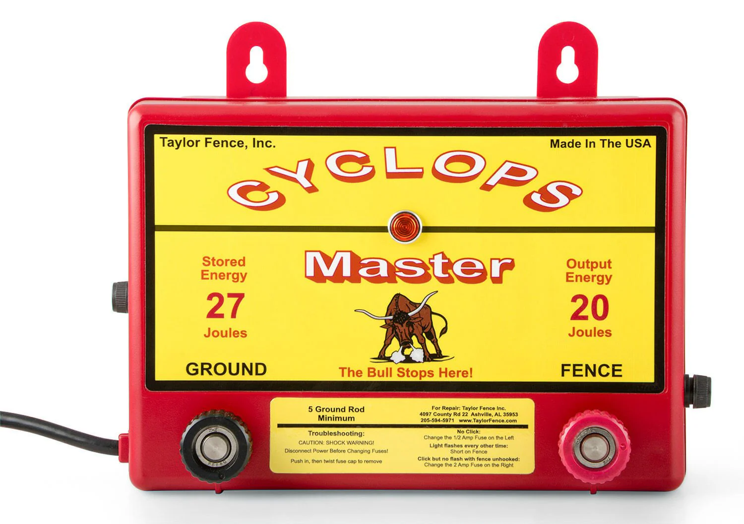 Cyclops Master 20 Joule AC Fence Charger - Buy Pet Shop