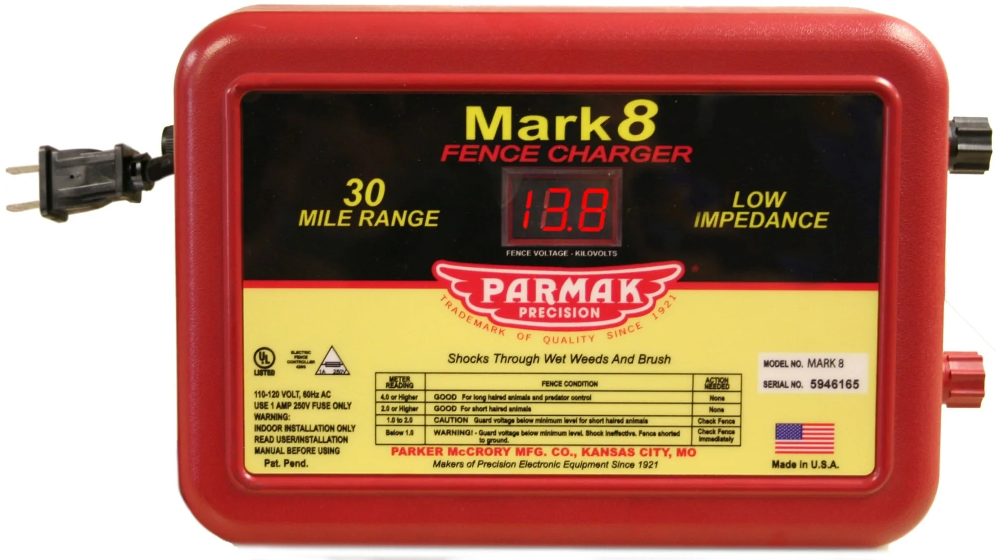 Parmak Mark 8 Fence Charger - Buy Pet Shop