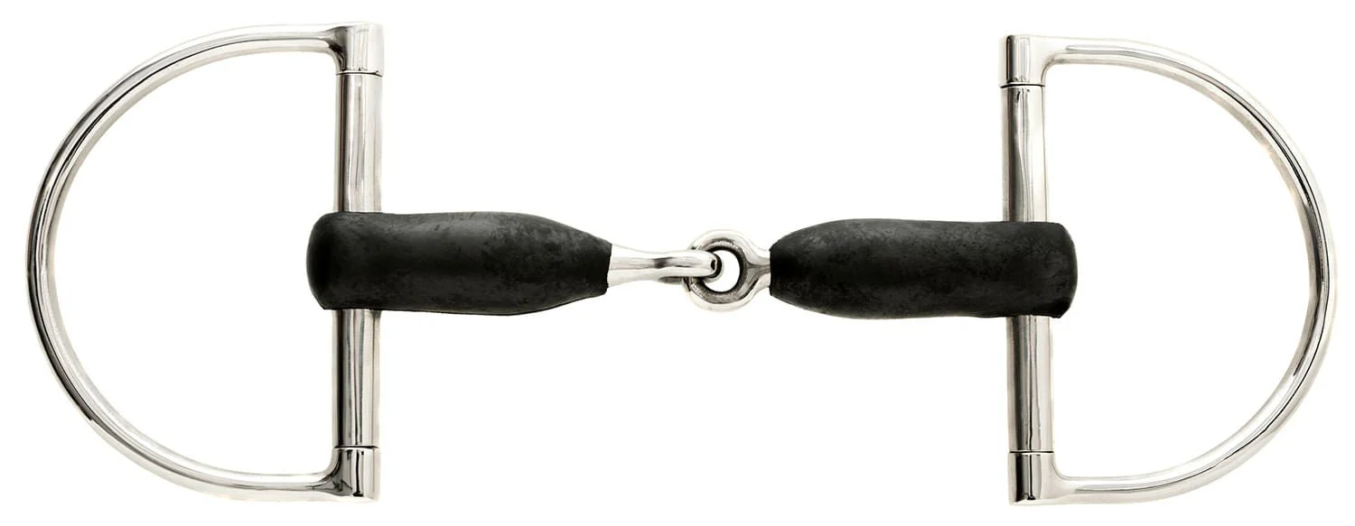Korsteel Rubber Mouth Big Dee Ring Snaffle Bit - Buy Pet Shop