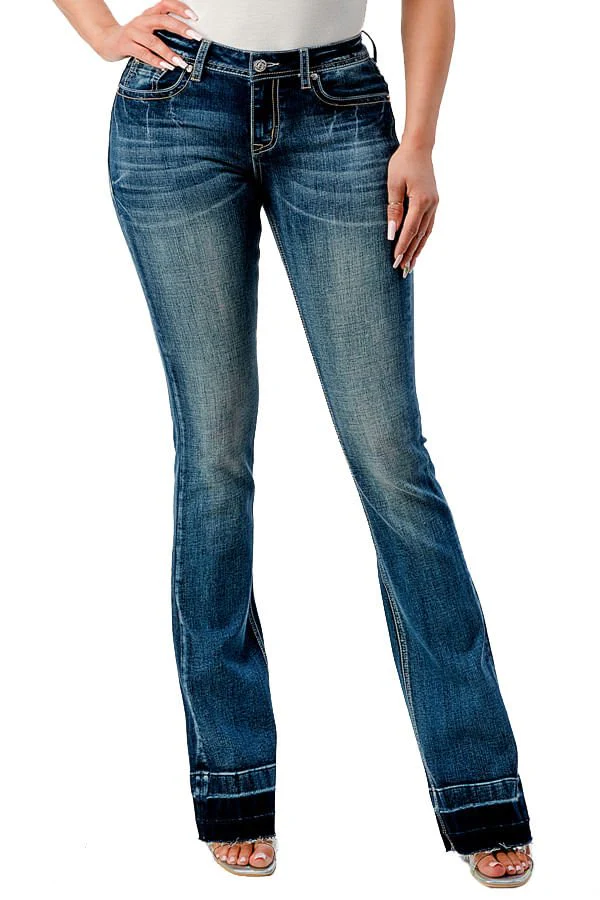Grace in LA 3D Horse Mid Rise Bootcut Jeans - Buy Pet Shop